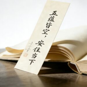 T45 Be Present Zen Bookmark