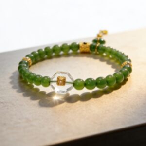 Emerald Heart Bracelet
