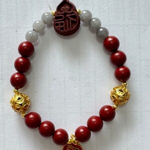 Fortune Elephant Charm Bracelet
